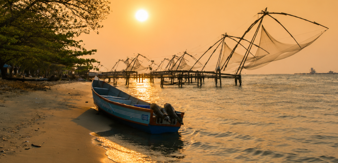 Fort Kochi Chinese Fishing Nets