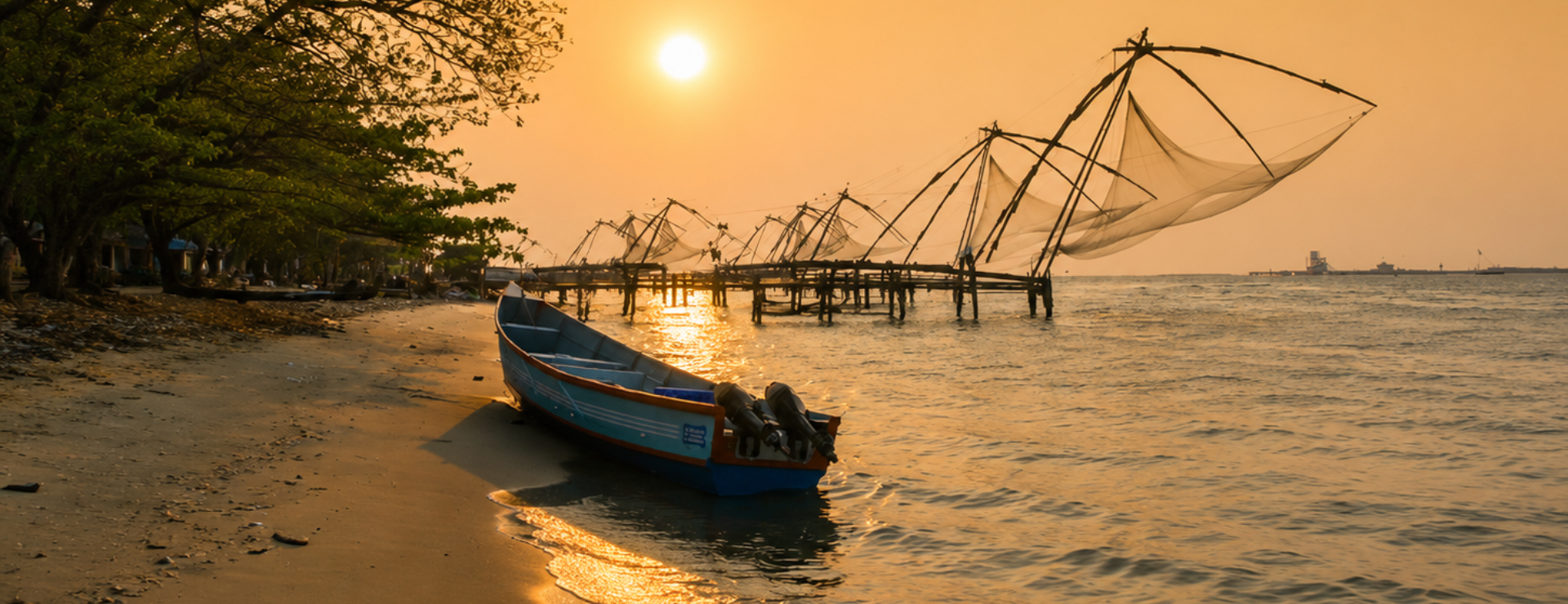 Fort Kochi Chinese Fishing Nets