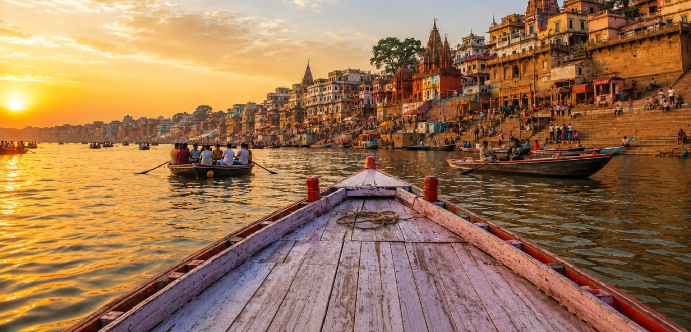 Sunrise Boat Ride on the Ganges